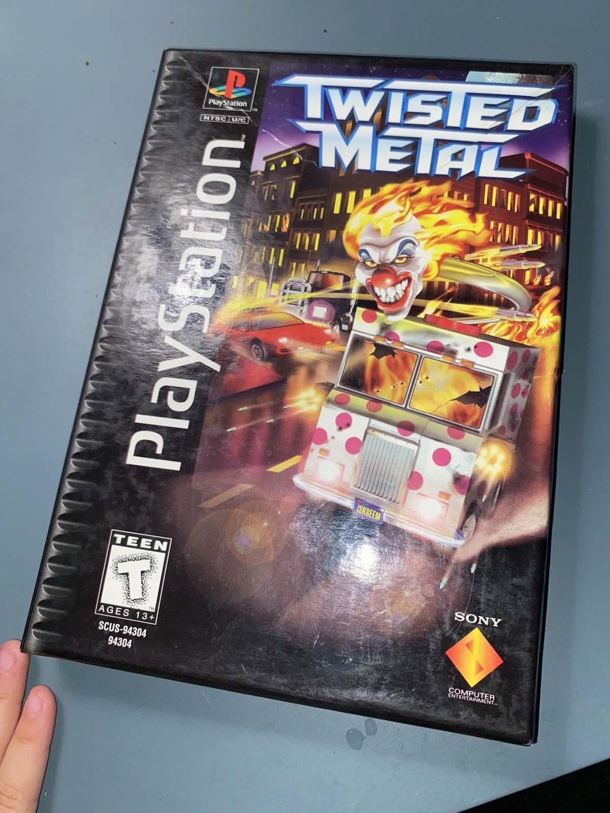 Twisted Metal Long Box  Sony PlayStation 1, 1995, Tested