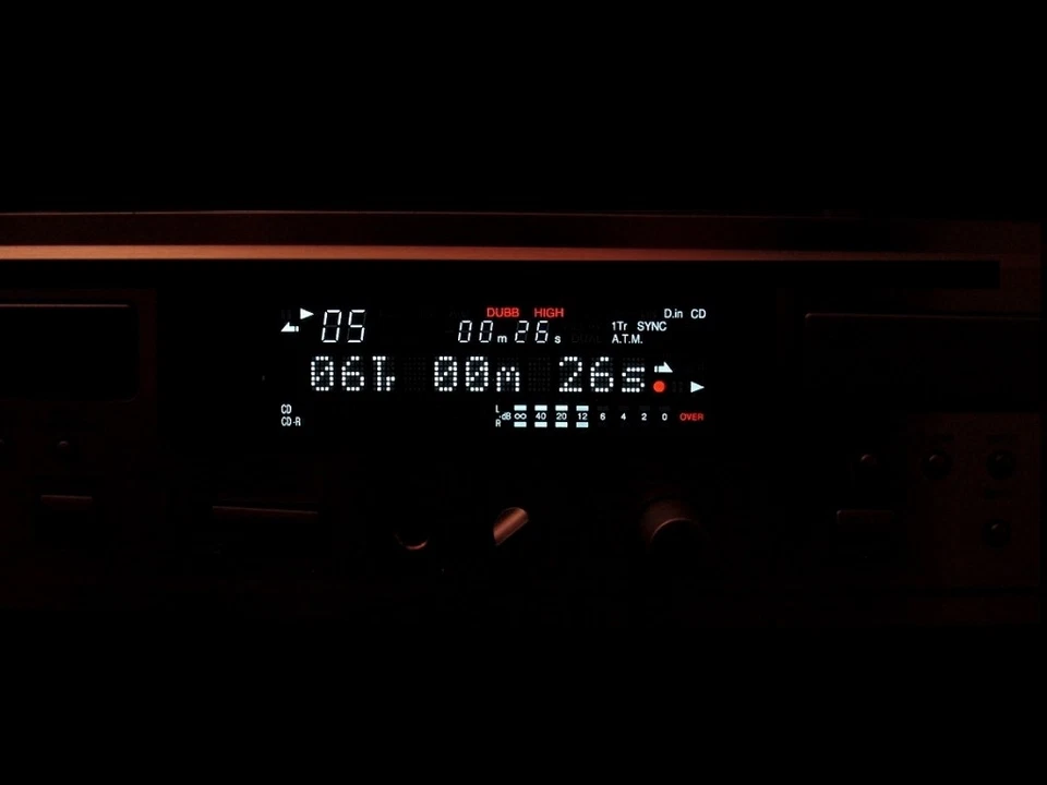 Denon CDR-W1500 Dual Deck CD Recorder Used Audio Player - Image 3 of 4