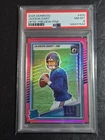 2025 Donruss Jaxson Dart Pink Optic Preview RC Rookie PSA 8 New York Giants