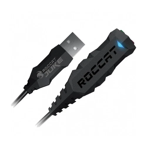 Scheda audio stereo USB ROCCAT Juke Virtual 7.1 e adattatore per cuffie