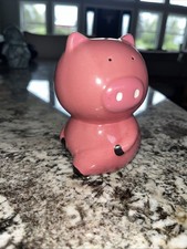 Pink Pig Piggy Bank 4.50 In. X 3 In. Ceramic
