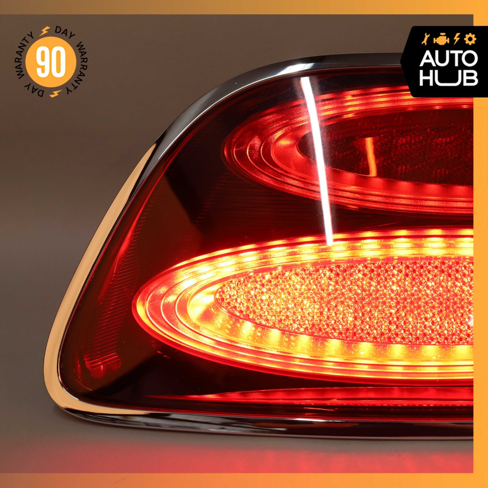 13-18 Bentley Continental GTC GT Right LED Tail Light Lamp 3W3945096S OEM 49k