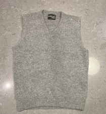 Vintage Campus Studio One Sweater Vest Unisex Medium 80 Wool 20 Polyester