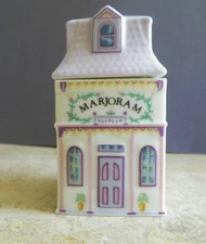 Vintage 1989 The Lenox Spice Village Jar MARJORAM