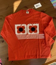 Orla Kiely Love Bird Intarsia Sweater Orange (red) M (12). Long Sleeved Top BNWT