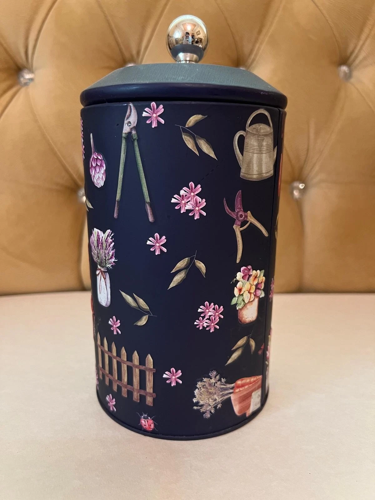 1PC Kitchen Canister , Round Coffee,Tea,Sugar Storage with Lid