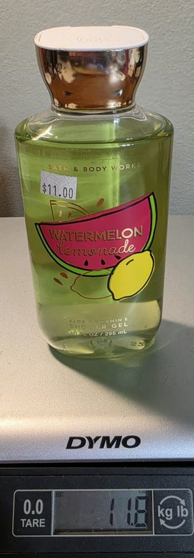 Bath & Body Works Watermelon Lemonade Shower Gel Aloe + Vitamin E 10oz NEW