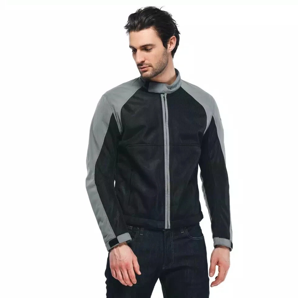 Chaqueta Moto Dainese Sevilla Air Tex De Verano Tejido Hombre Negro Carbón Gris - Imagen 4 de 4