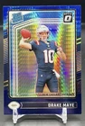 2024 Panini Donruss Optic - Rated Rookie Drake Maye #229 Blue Hyper Prizm (RC)
