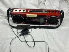 SANYO "The Outsider" Model No. M-GT7, w/FM, SW1, SW2, MW PLEASE READ  Red