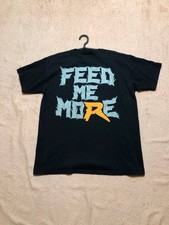 WWE Ryback Black T-Shirt Mens Size L Double Side Hungry-Feed Me More Authentic