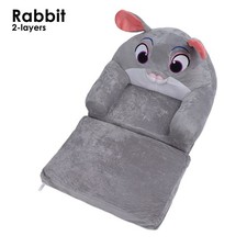 Kids Toddler Sofa Chair Foldable Cartoon Soft Plush Armchair Baby Seat Couch