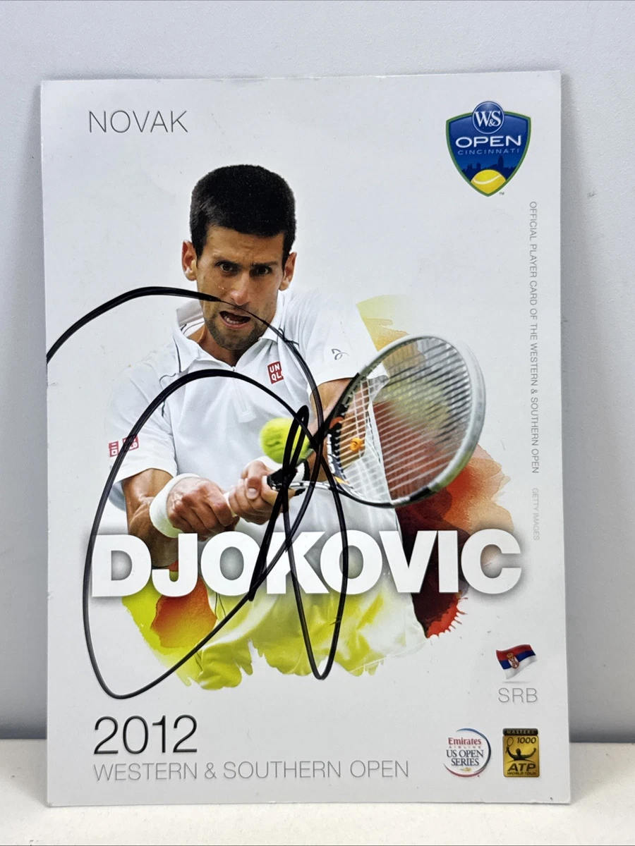 Preços baixos em Novak Djokovic Tennis itens Original Autografada