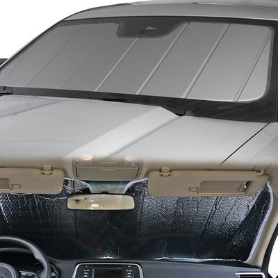 4-Layers Foldable Front Privacy Window Visor Heat Resistant Windshield Sunshade