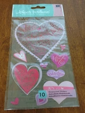 Jolee's Boutique LOVE HEARTS VALENTINE Stickers NIP