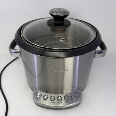 Breville Risotto & Rice Cooker Plus BRC600XL Sautéing Slow Steamer Sauté Steam