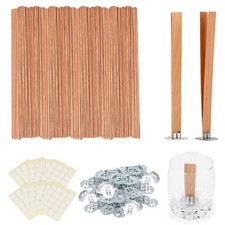 800pcs Smokeless Cherry Wood Candle Wicks-Long Lasting Flame-Easily Burn, Can...