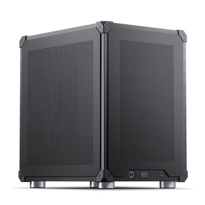 Jonsbo C6 Black Micro-Tower PC-Gehäuse, Gaming-Gehäuse  Schwarz