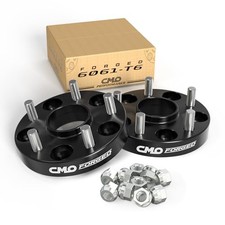 Forged 5x114.3 Wheel Spacers for 370Z 350Z 240SX 300ZX GTR 25mm (2pc) Black