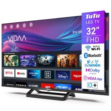 TuTu Fernseher 32 Zoll Full HD Smart TV Modell 32FN1B mit VIDAA, HDMI 3x, USB