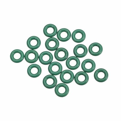 Fluorine Rubber O Rings 8.5mm OD 4.7mm ID 1.9mm Width Seal Gasket Green 20Pcs KD
