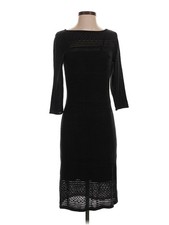 Chaps Women Black Cocktail Dress S