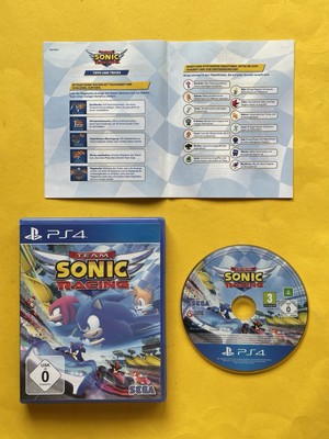 SONIC Team RACING PS4 Spiel PLAYSTATION 4 Kart Komplett I OVP Box CIB Sega 3 2 1