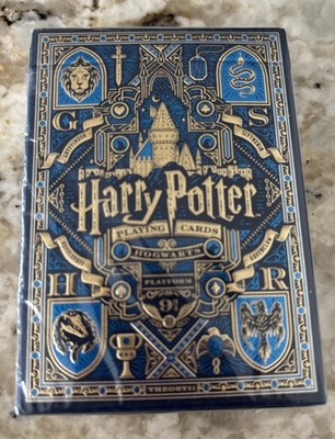 Harry Potter Hogwarts Playing Cards Blue Ravenclaw New Factory Sealed Theory 11
