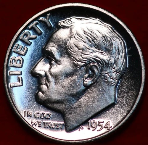 1954-P Roosevelt Dime Proof — photo from another recent sale