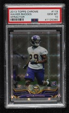 2013 Topps Chrome Retail X-Fractor Xavier Rhodes #119 PSA 10 GEM MT 16yo