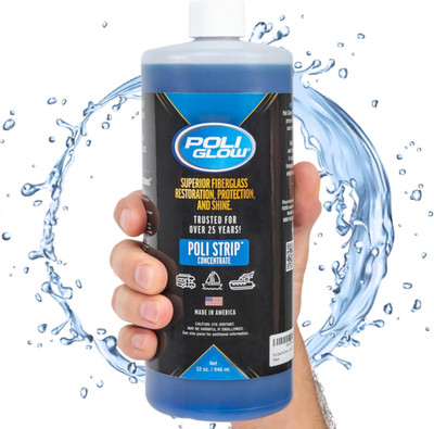 Proprietary Formula Poli Strip  Concentrated Boat and RV Stripper & Degreaser - 