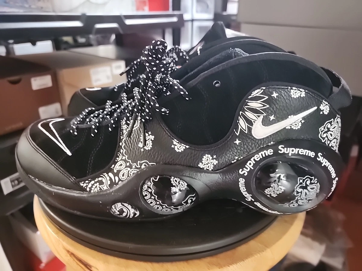 Nike Supreme x Air Zoom Flight 95 SP Black for Sale | Authenticity