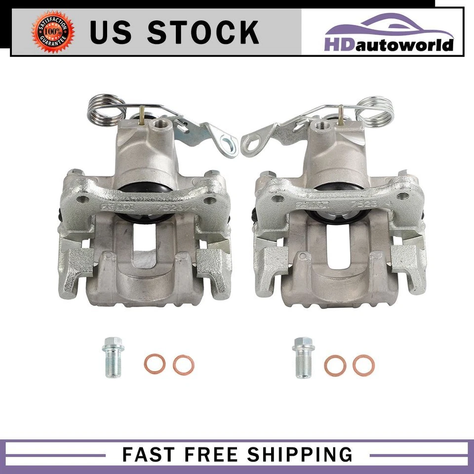 Pinzas de freno trasero izquierdo derecho con soporte para 1998-05 VW Passat 98-04 Audi A6 Foto 4 de 4