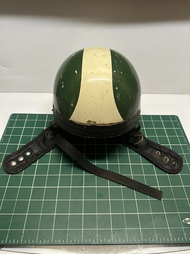 Vintage Davida Engineering Motorcycle Helmet Size Small - See Measurements