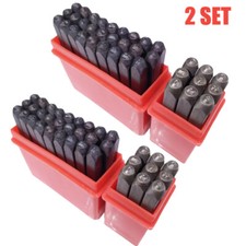 Stock 5/64" 2mm Letter  Number Stamp Punch Set Hardened Steel Metal-2SET