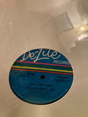 Kool and the Gang Straight Ahead 12'' Vinyl Single De-Lite Records Sealed PROMO