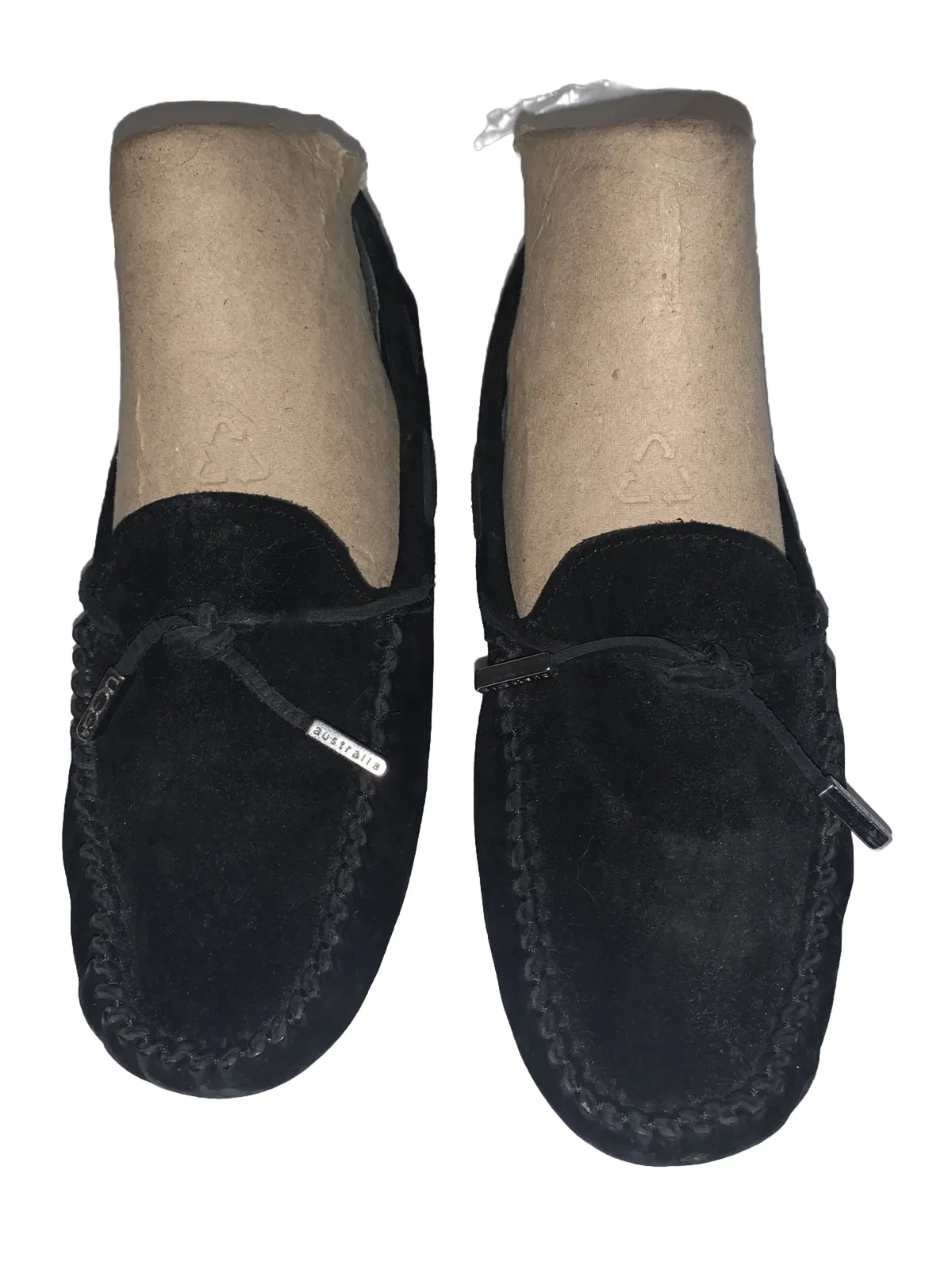 UGG Australia mocassini slip on donna Dakota neri in pelle taglia 8