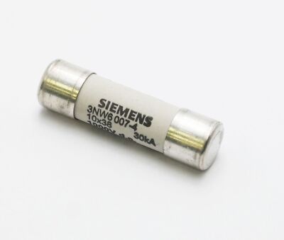 Siemens 3NW6 007-4 3NW6007-4 10x38 30kA 1000V 20A Fuse Block -Unused-