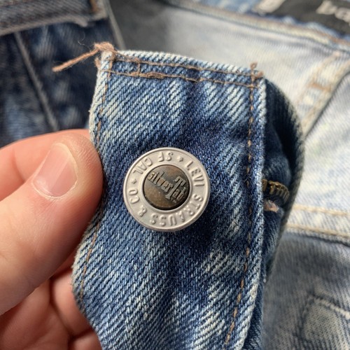 Vintage Levis Silvertab Baggy Stone Wash Blue Relaxed Loose Denim Jeans W38 L34 - Picture 12 of 12