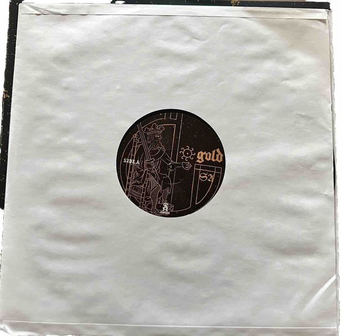 Muggs X Rigz - Gold - Gold Flake Edition 12” Black On White