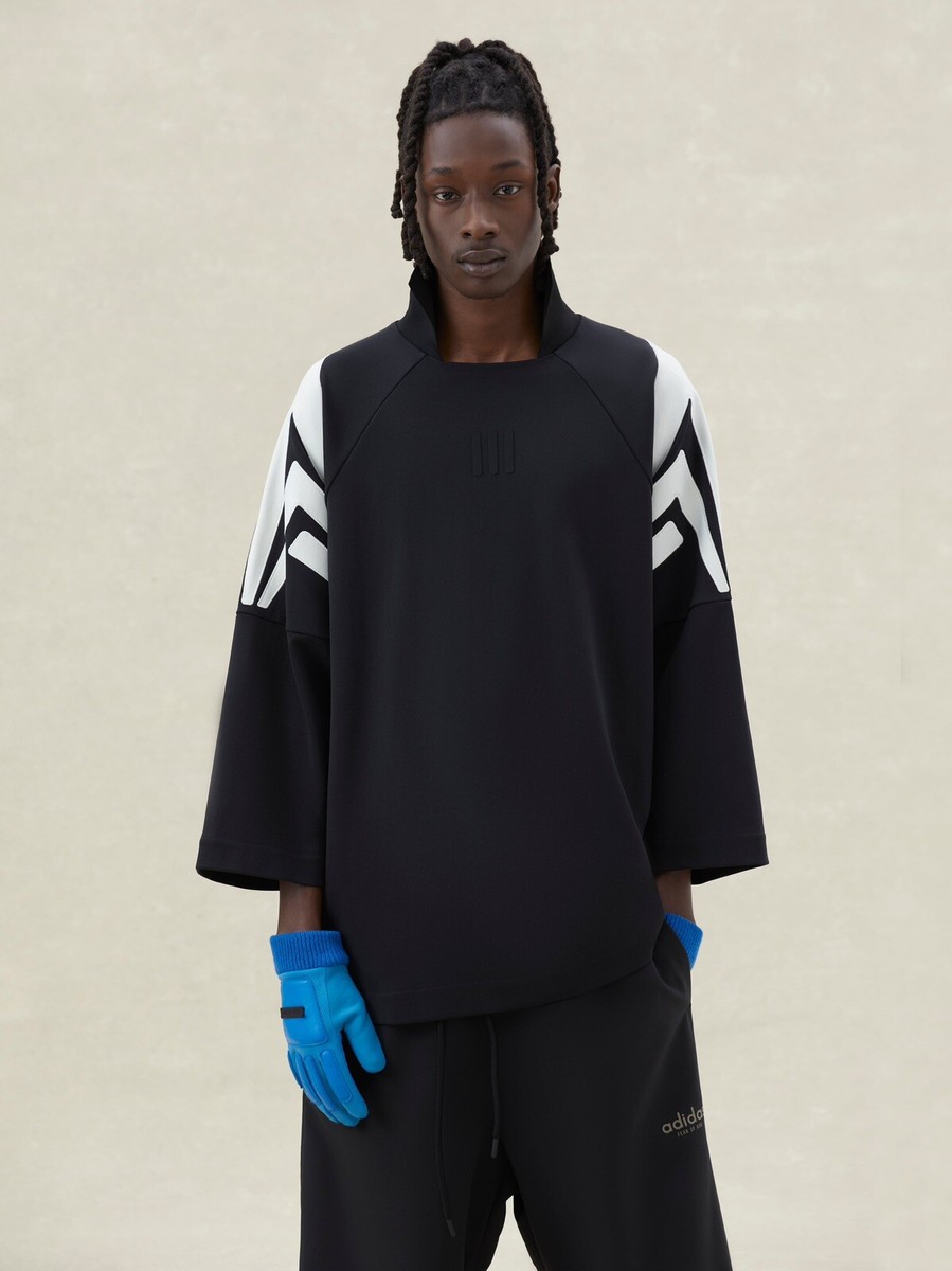 RARE Adidas Fear Of God Athletics Goalie Jersey Black Jerry RARE Adidas Fear Of God Athletics Goalie Jersey Black Jerry