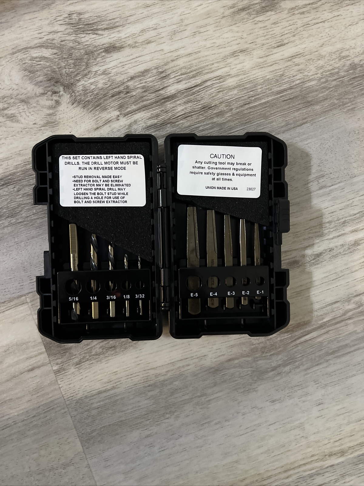 Norseman BR10SQ Square Style Drill/Extractors Set (Pack of 10) for