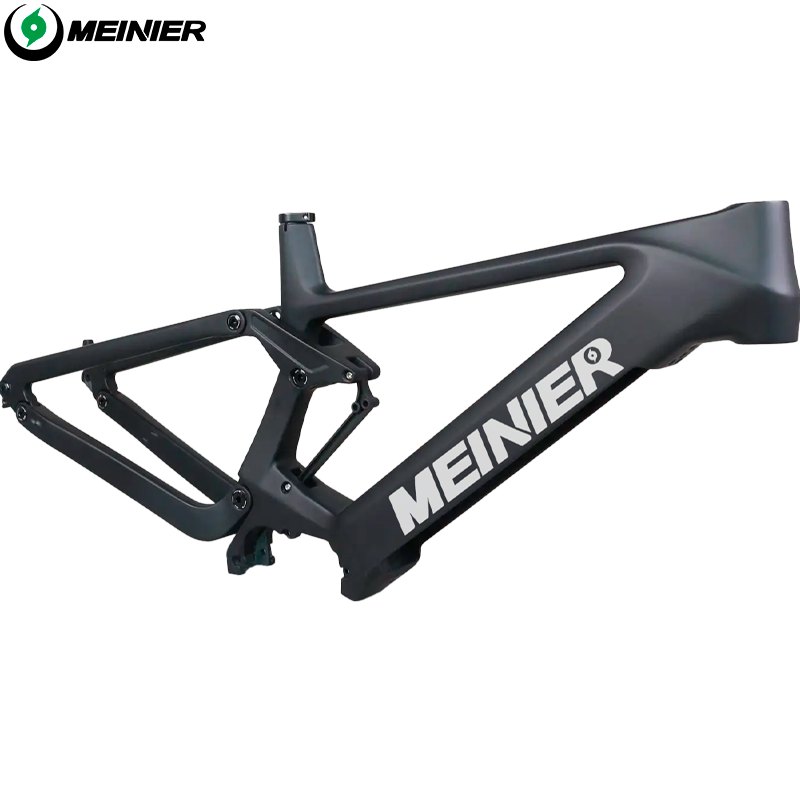 Carbon Fiber Electric Bicycles Suspension Frame Bafang M510 Ebikes