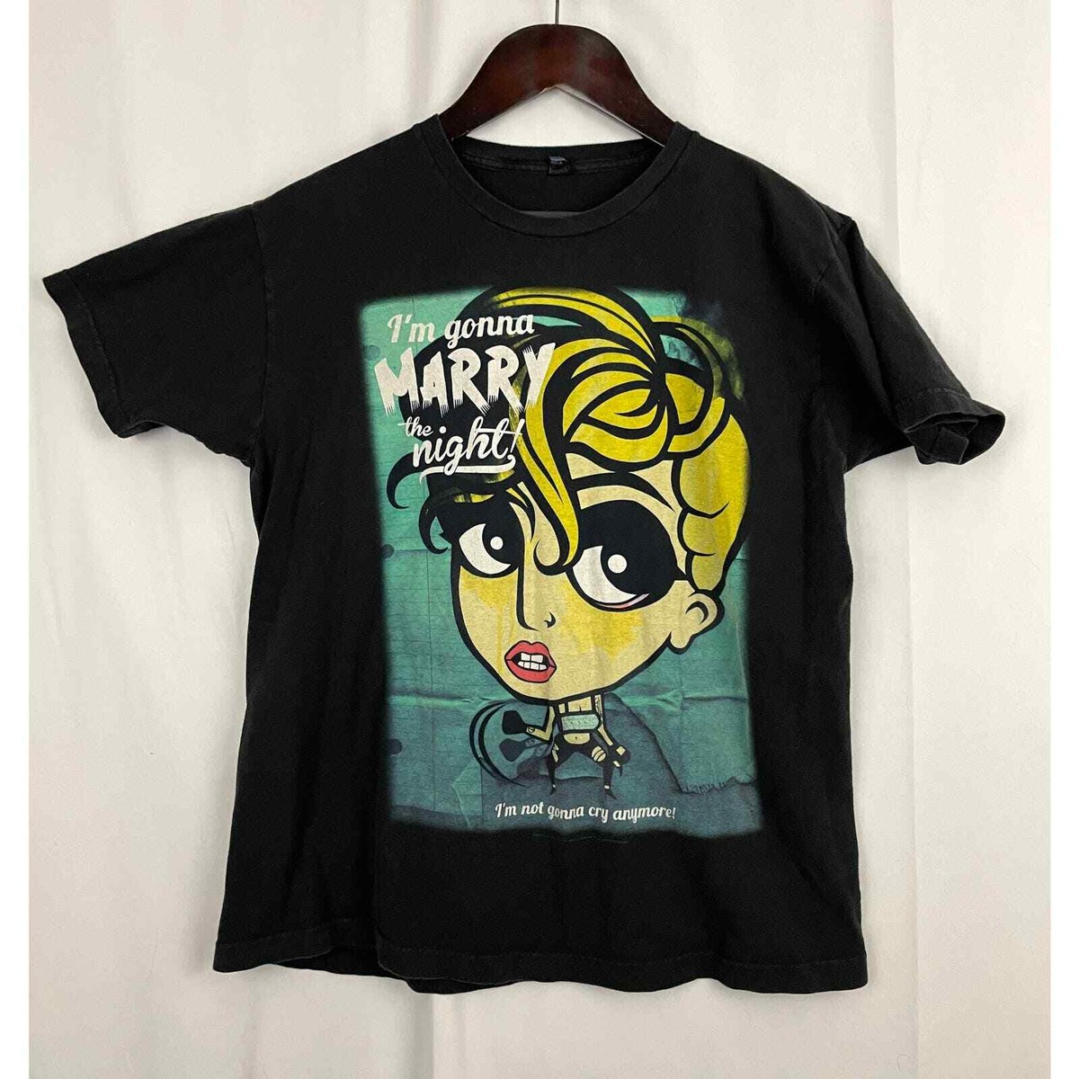 Lady Gaga Marry The Night 2013 Tour Slim Fit T-shirt LARGE