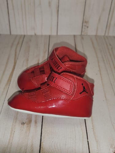 Nike Air Jordan 11 Retro Win Like 96 Red White 378049-623 Infant Baby Size 3C