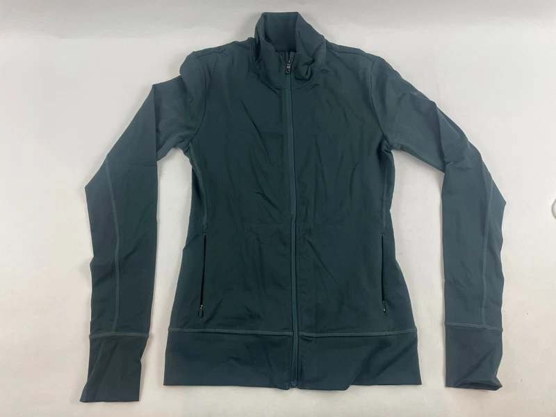 lole hunter long slv full zip activewear thumb hole jacket
