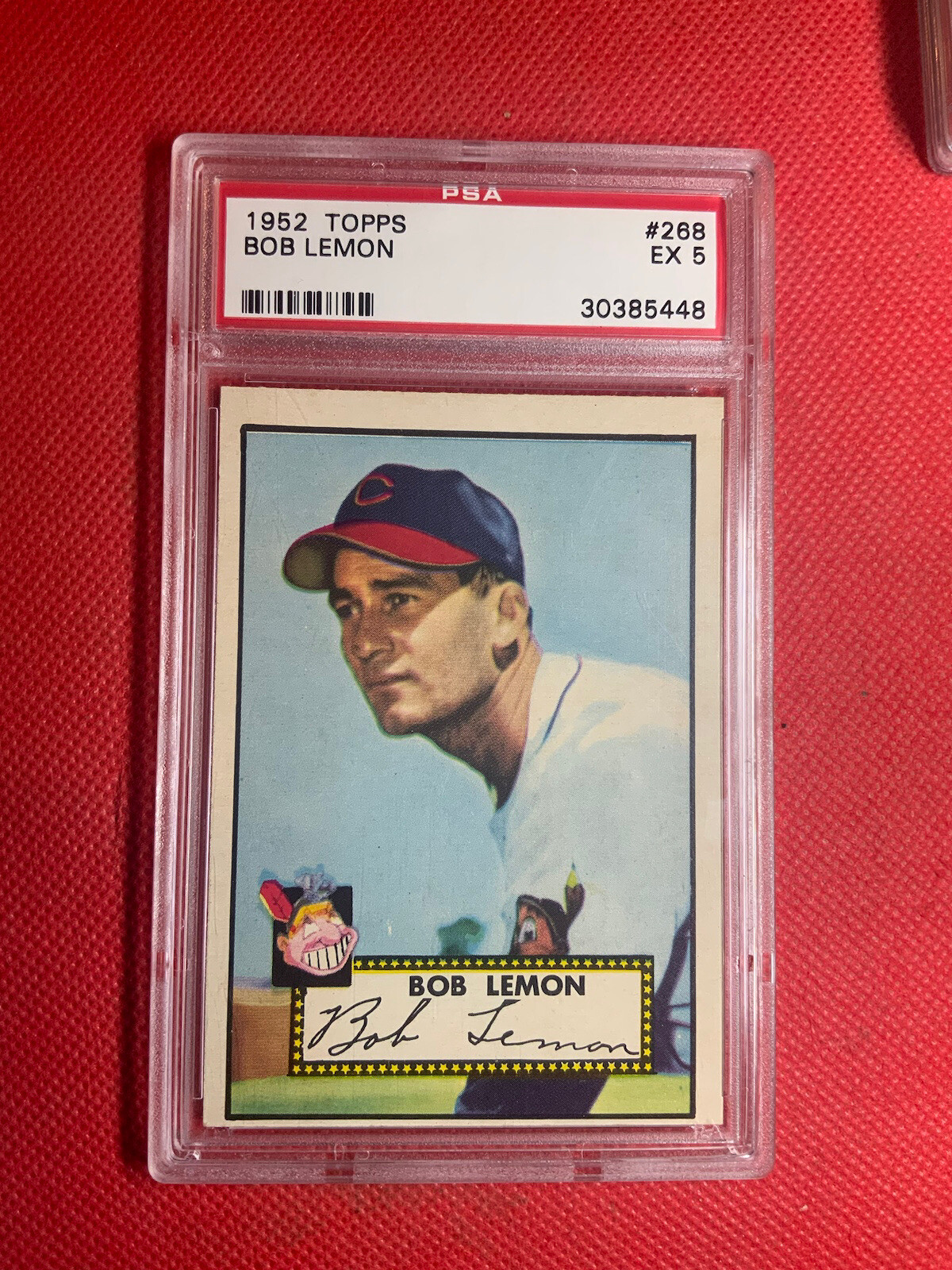 1952 Topps #268 Bob Lemon *** PSA 5 EX ** Cleveland Indians HOF baseball card
