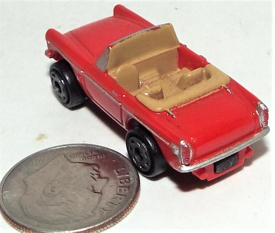 Small Micro Machine Plastic Sunbeam Alpine Convertible Sports Car in Red - Image 3 of 3