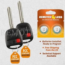 2 For 2008 2009 Toyota FJ Cruiser Keyless Entry Remote Car Key Fob