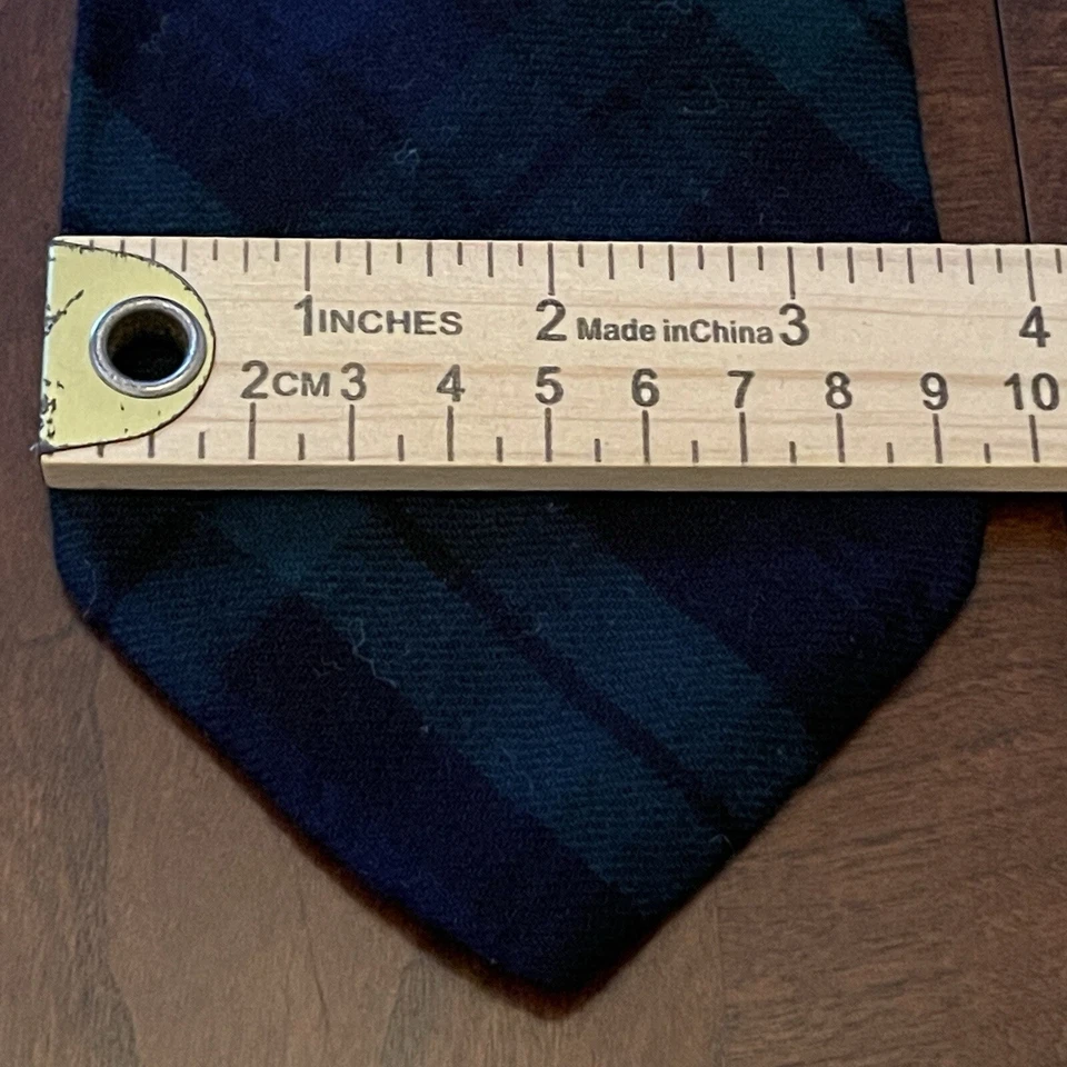 Corbata de cuello vintage Eddie Bauer Outdoor Outfitter 100 % lana para hombre hecha en EE. UU. Foto 4 de 4